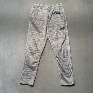 Nike Dri Fit Boys Large Sweatpants Gray Tapered Fleece Athletic Pants EUC